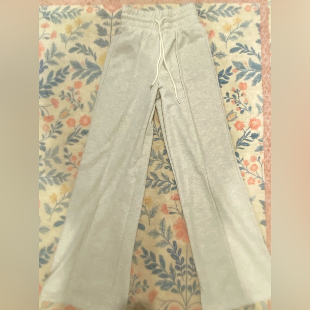 Light Gray Drawstring Lounge Pants
